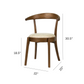Moon Beige Dining Chair (Set of 2)
