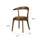 Moon Brown Dining Chair (Set of 2)